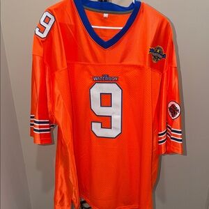Costume- Orange “The Waterboy” Number 9 Football Jersey